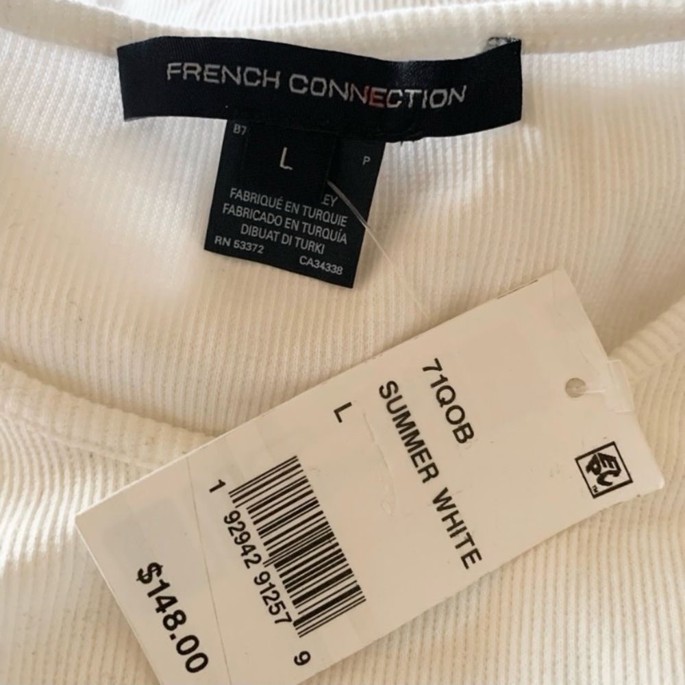 French Connection Solle Fringe Tank Bodycon Dress - Picture 7 of 11